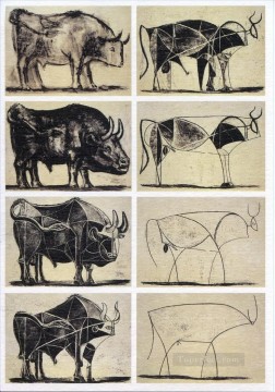 Toro Pablo Picasso Pinturas al óleo